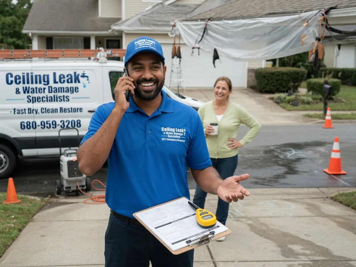 Ceiling Leak Cleanup Walker, KS FAQs